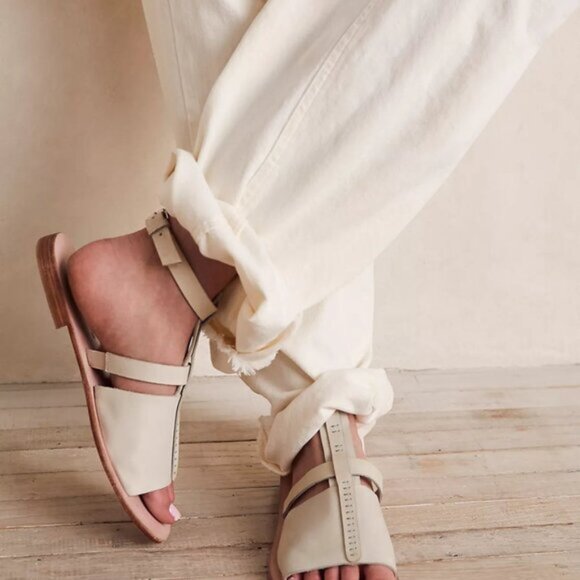 NEW IN BOX Free People's Long Weekend Leather Sandals Shoes Womens Boho Fashion - Picture 6 of 9